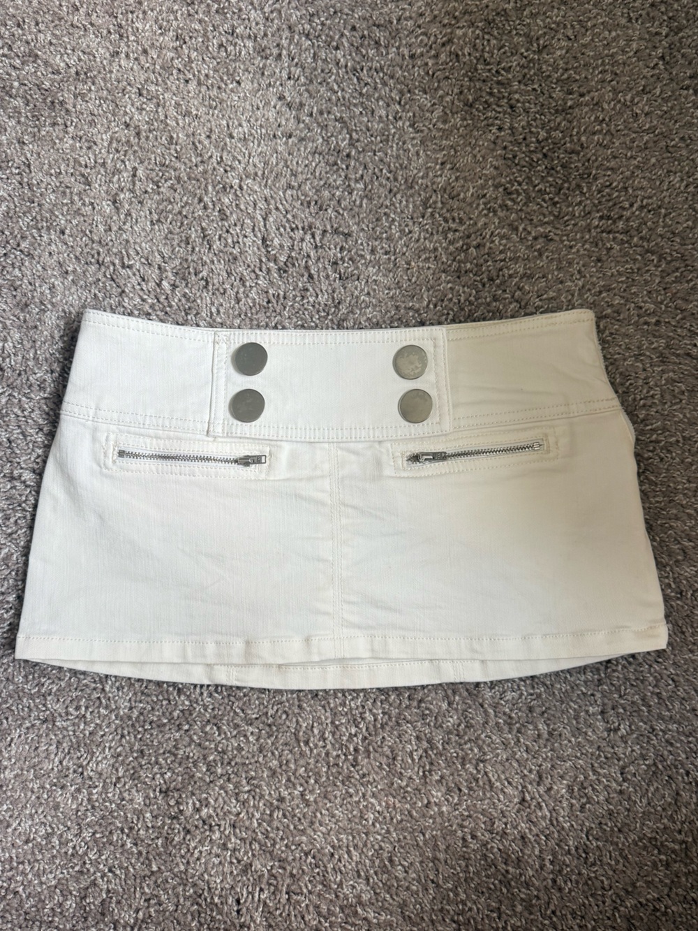 Kimchi Blue White Mini Skirt